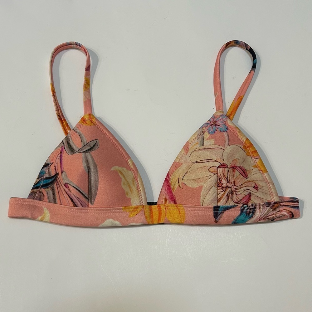 Triangl Delilah Fiore Rosa Neoprene Bikini Top